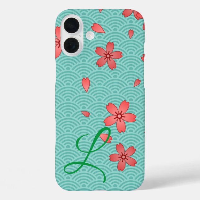 Japanisch Cherry Blossom Floral Case-Mate iPhone Hülle (Rückseite)