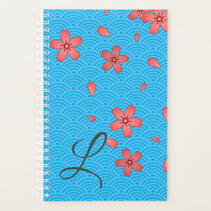 Japanisch Cherry Blossom Floral Planer