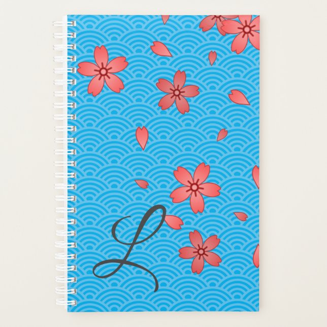Japanisch Cherry Blossom Floral Planer (Vorderseite)