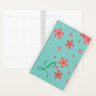 Japanisch Cherry Blossom Floral Planer
