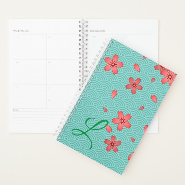 Japanisch Cherry Blossom Floral Planer (Anzeige)