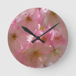 Japanisch Cherry Blossom Runde Wanduhr