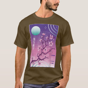 Japanisch Cherry Blossom Vaporwave Sakura Ästhetik T-Shirt