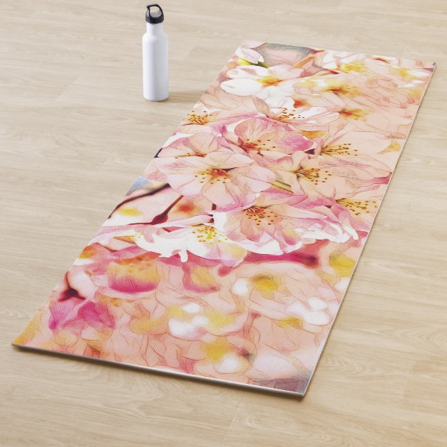 Japanisch Cherry Blossom Yogamatte (Beispiel)