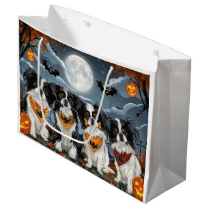 Japanisch Chin Halloween Spooky Große Geschenktüte