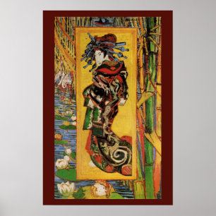 Japanisch Courtesan Oiran von Vincent van Gogh Poster
