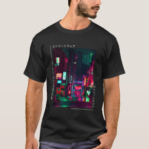 Japanisch Cyberpunk Tokyo Streetwear Ästhetik T-Shirt