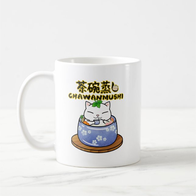 Japanisch Food Chawanmushi Cat Kaffeetasse (Links)