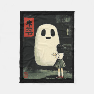 Japanisch Freundlich Ghost Spooky Anime Halloween Fleecedecke