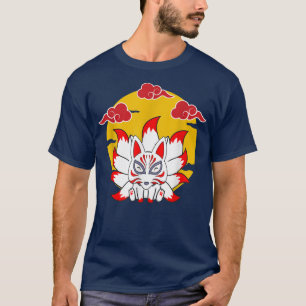 Japanisch für Niedlichen Funny Anime Kawaii Kitsun T-Shirt