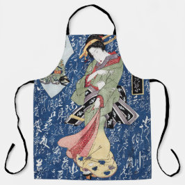 Japanisch Geisha (1828) Keisai Eisen - Künstlerisc Schürze
