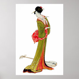 Japanisch Geisha Asian Wall Art Poster