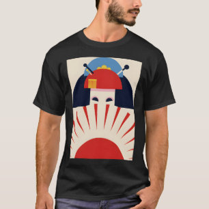 Japanisch Geisha Girl #1 Retro Art T-Shirt