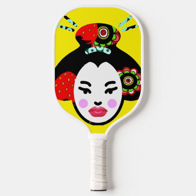 Japanisch Geisha Pickleball Paddle (Vorderseite)