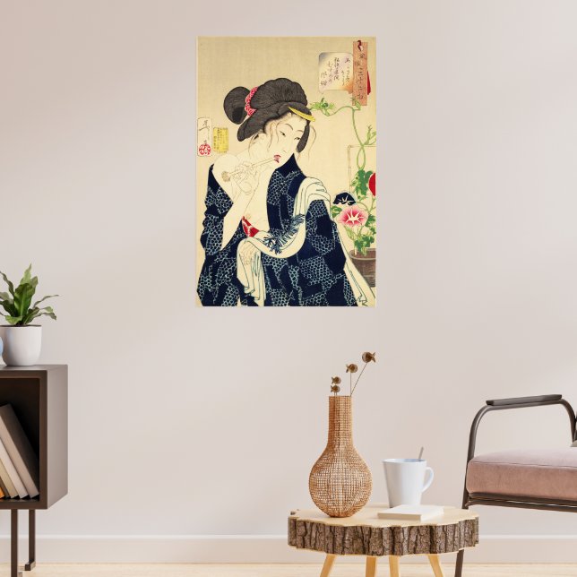 Japanisch Geisha Poster (Wohnzimmer 3)
