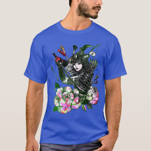 Japanisch Geisha Sword Samurai Warrior T-Shirt