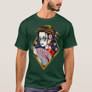 Japanisch Geisha T-Shirt