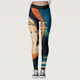 JAPANISCH GHOST DRUCKDRUCKEN Leggings