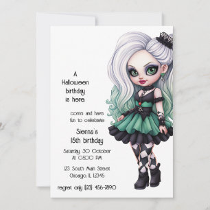 Japanisch Gothic Einladung