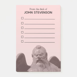 Japanisch Great Tengu Yokai Checkliste Post-it Klebezettel