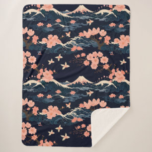 Japanisch Inspiriert Sakura Cherry Blossom Sherpadecke