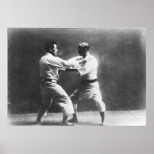 Japanisch Judoka Jigoro Kano Kyuzo Mifue Judo Poster