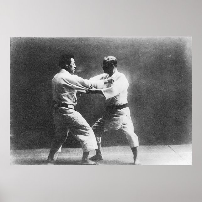 Japanisch Judoka Jigoro Kano Kyuzo Mifue Judo Poster (Vorne)