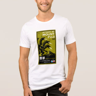 Japanisch Kaiju Art Tri-Blend Shirt