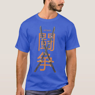Japanisch Katana Sword Bushido Code Japanisch Samu T-Shirt