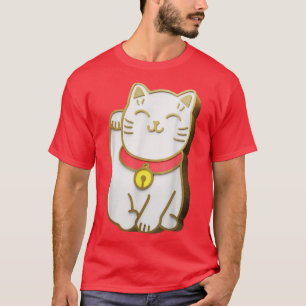 Japanisch Kawaii Lucky Cat MenekiNeko Japan Graphi T-Shirt