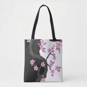 Japanisch Kimono Schwarz-Weiß-Rosa Sakura