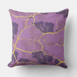 Japanisch Kintsugi. Doppelseitig. Kissen