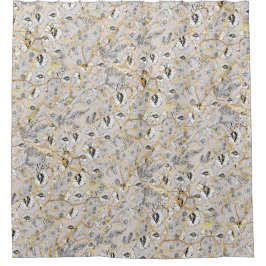 Japanisch Kintsugi. Duschvorhang