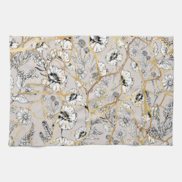 Japanisch Kintsugi. Geschirrtuch