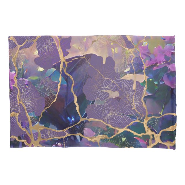 Japanisch Kintsugi. Kissenbezug (Vorderseite)