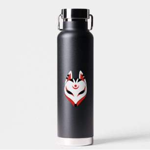 Japanisch Kitsune Fox Maske Trinkflasche