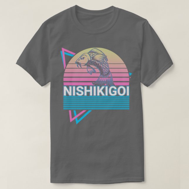 Japanisch Koi Fish Carp Nishikigoi Japan Retro Ges T-Shirt (Design vorne)