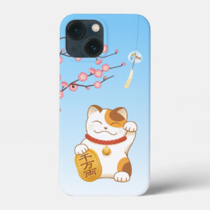 Japanisch Lucky Cat, Calico Maneki Neko Case-Mate iPhone Hülle