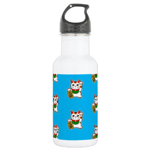 Japanisch Lucky Cat Pattern Edelstahlflasche