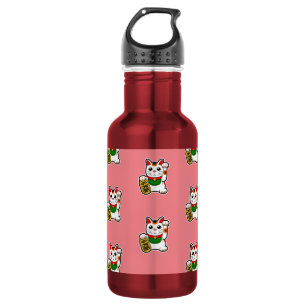 Japanisch Lucky Cat Pattern Edelstahlflasche