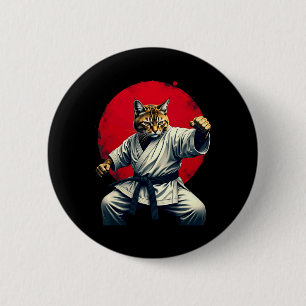 Japanisch Martial Art Judo Karate Cat für Männer F Button