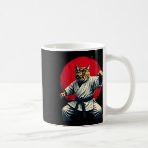 Japanisch Martial Art Judo Karate Cat für Männer F Kaffeetasse