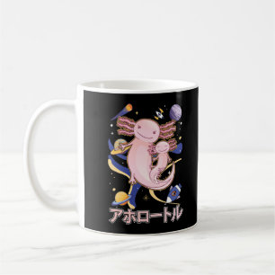 Japanisch Niedliche Axolotl-Familie Galaxy Anime Kaffeetasse
