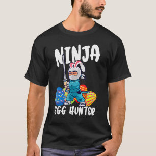 Japanisch Ninja Egg Hunter Kinder Jungen Mädchen H T-Shirt