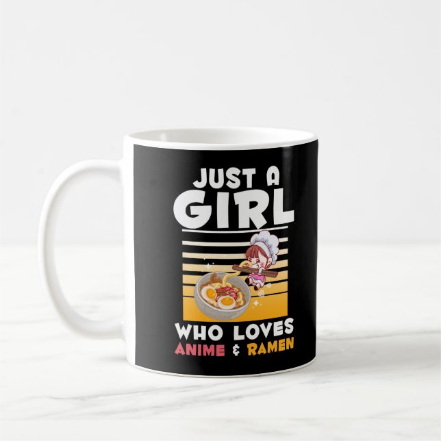 Japanisch Noodles Ramen Anime Girl Manga Otaku Kaffeetasse (Links)