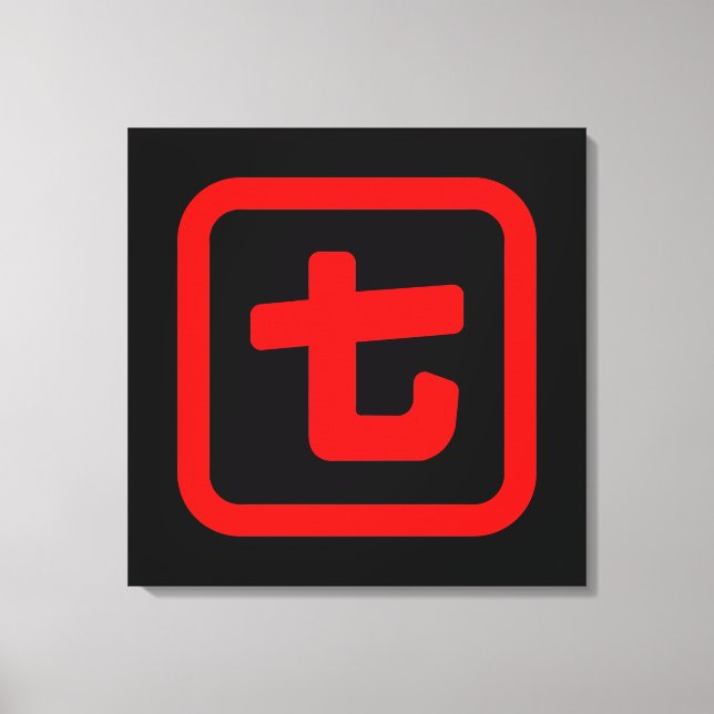 Japanisch Nummer sieben 七 【Nana】 Kanji Leinwanddruck (Vorderseite)