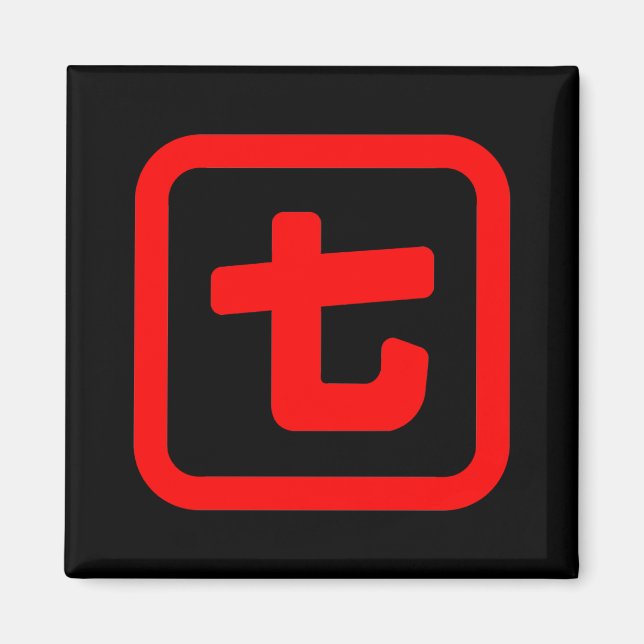 Japanisch Nummer sieben 七 【Nana】 Kanji Magnet (Vorne)