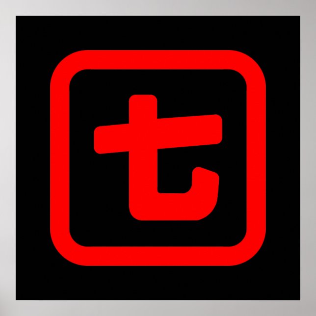 Japanisch Nummer sieben 七 【Nana】 Kanji Poster (Vorne)