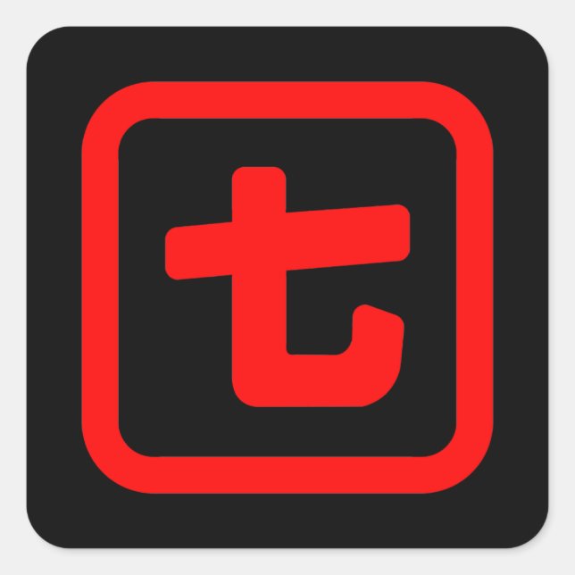 Japanisch Nummer sieben 七 【Nana】 Kanji Quadratischer Aufkleber (Vorderseite)