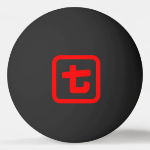 Japanisch Nummer sieben 七 【Nana】 Kanji Tischtennisball